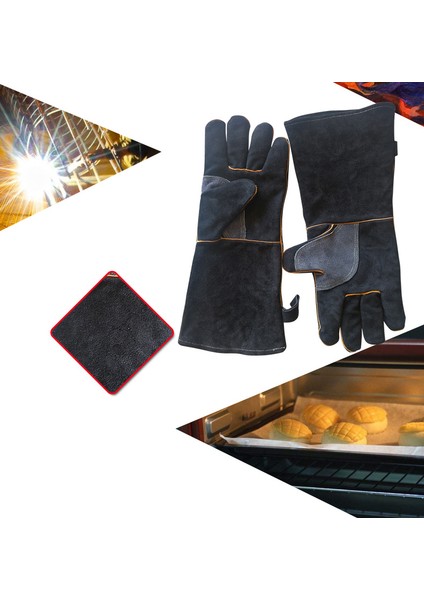 Kaynak Eldiven Fırın Mikrodalga Fırın Pişirme Barbekü Eldiven Isı Yalıtımı Bahçe Kesim Önleme Iş Sigortası (Yurt Dışından) modelleri