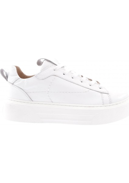 477-23Y Kadin Kalin Taban Bağcikli Sneaker Ayakkabi