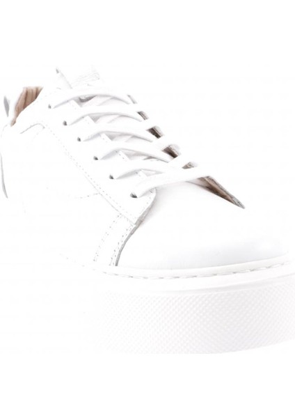477-23Y Kadin Kalin Taban Bağcikli Sneaker Ayakkabi