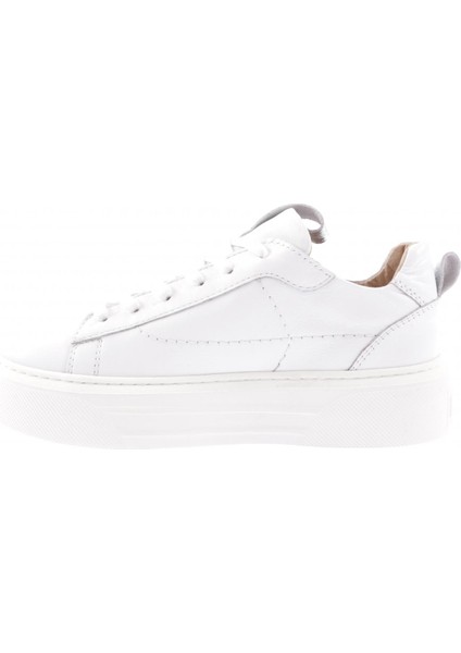 477-23Y Kadin Kalin Taban Bağcikli Sneaker Ayakkabi