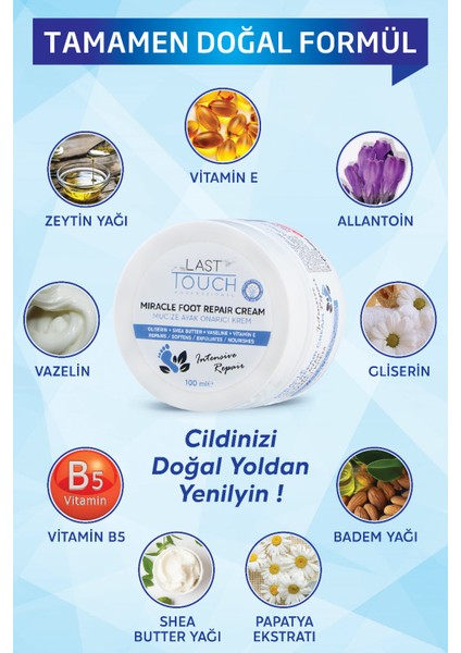 Çatlak Mucize Ayak Bakım Kremi Vazelin & Shea Butter 100 ml