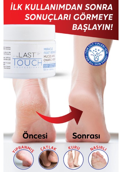 Çatlak Mucize Ayak Bakım Kremi Vazelin & Shea Butter 100 ml