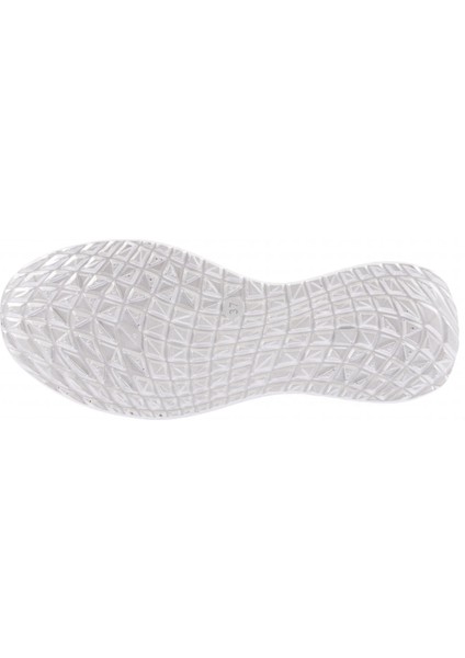 832-23Y Kadin Yanlari Simli Lazerli Sneaker Ayakkabi