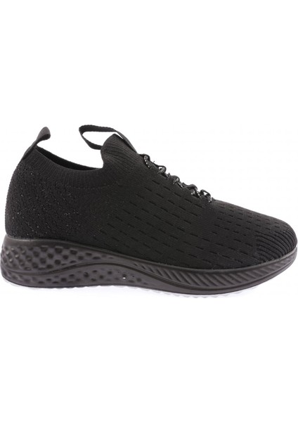 842-23Y Kadin Bağcikli Lazerli Sneaker Ayakkabi