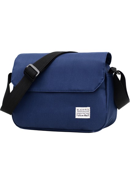 Messenger Çanta Yatay Versiyon Çanta Kore Tarzı Basit Omuzdan Askili Çanta (Yurt Dışından)