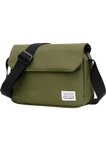 Messenger Çanta Yatay Versiyon Çanta Kore Tarzı Basit Omuzdan Askili Çanta (Yurt Dışından)