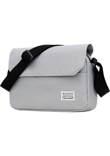 Messenger Çanta Yatay Versiyon Çanta Kore Tarzı Basit Omuzdan Askili Çanta (Yurt Dışından)