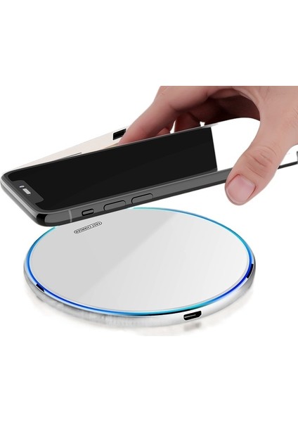 15 W Ayna Cep Telefonu Kablosuz Şarj Cihazı Qı Yuvarlak Huawei Apple 11 Için Kablosuz Şarj Hızlı Şarj (Yurt Dışından)