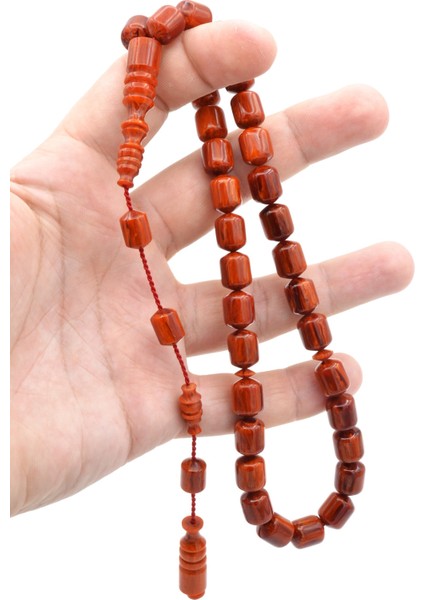 Usta Işi Sistemli Fıçı Kesim Açık Kahverengi Katalin Tesbih fırsatları