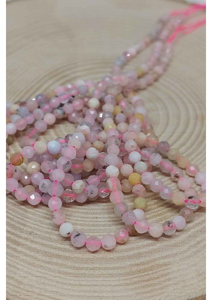 Pembe Opal Taşı Dizi 3mm