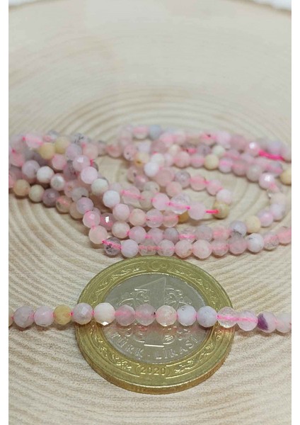 Pembe Opal Taşı Dizi 3mm