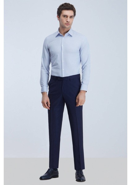 Mavi Slim Fit Dokuma Klasik Pamuk Karışımlı Gömlek fiyatları