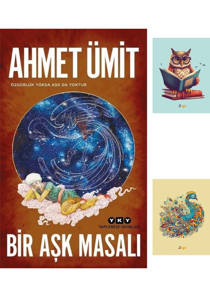 Bir Aşk Masalı Romanı - Ahmet Ümit Not defterli seti
