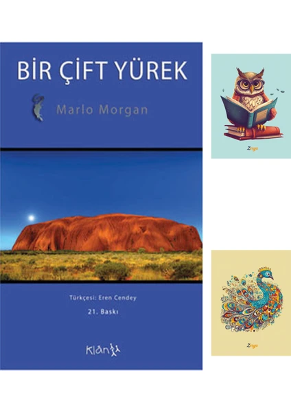 Bir Çift Yürek Romanı - Marlo Morgan Defterli özel seti