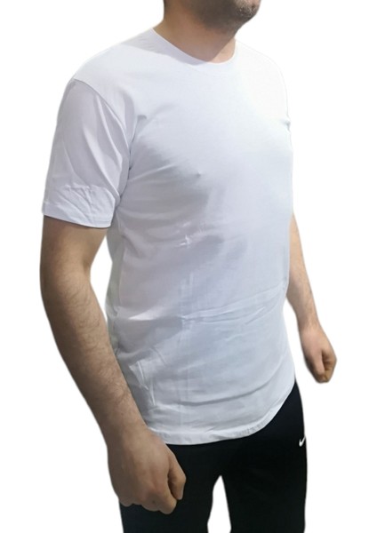 24/1 Sade Dar Kesim Basic Tshırt_beyaz fiyatları