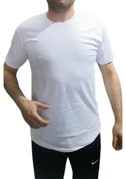 24/1 Sade Dar Kesim Basic Tshırt_beyaz modelleri