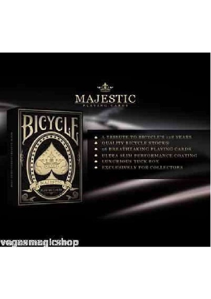 Bicycle Majestic Oyun Kağıdı Kartı Kartları Destesi Koleksiyonluk