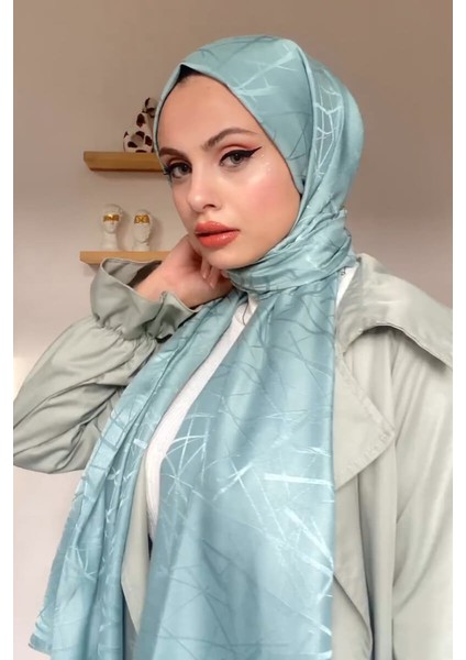 Merve Mina Ipeksi Jakar Italyan Şal Çizgi Desen - Okyanus fiyatları