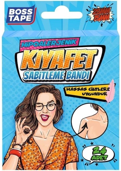 Kıyafet Sabitleme, Dekolte Kapama ve Vücut Bandı Biyo Uyumluluk Sertifikalı