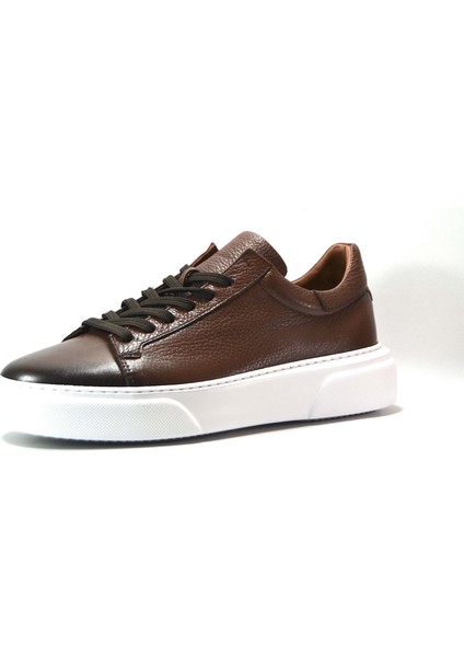 MN.1091 Hakiki Deri Kahverengi Yüksek Taban Casual Erkek Ayakkabı fiyatları