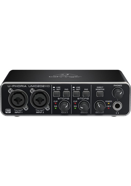 Behrınger UMC202HD - 2x2, 24-BIT/192KHZ USB Ses Kartı