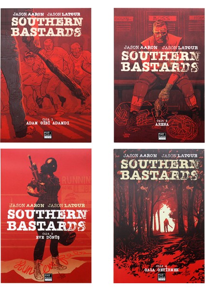 Southern Bastards 4lü Set Renkli Çizgi Roman