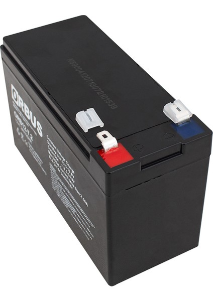 Akü 12 Volt 7.2 Amper Orbus Upsler Için ORB12-7.2 ( 150 x 65 x 90 mm )