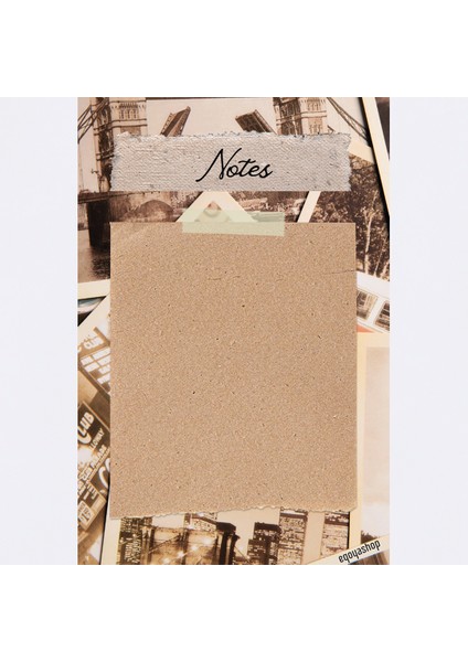 Vintage Bloknot, Not Defteri, Memopad, Planner, To Do, Notepad, Ajanda, Defter, Planlayıcı