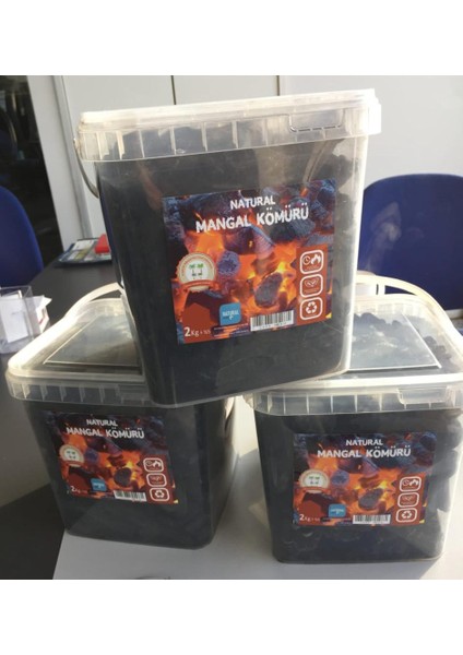 Elleme Mangal Kömürü 2 kg + Yelpaze modelleri