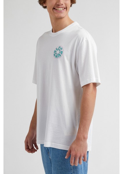 Loose Fit Rahat Kesim %100 Pamuk Bisiklet Yaka Pembe Tişört fırsatları