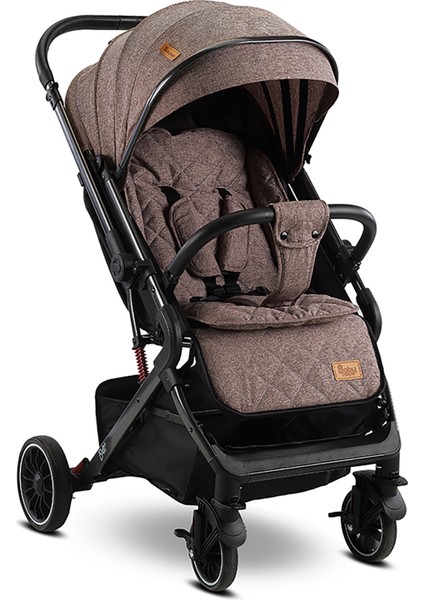 Bella Çift Yönlü Kabin Bebek Arabası Kahverengi