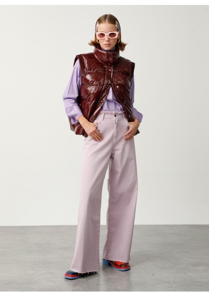 Denim Pantolon, 32, Lila