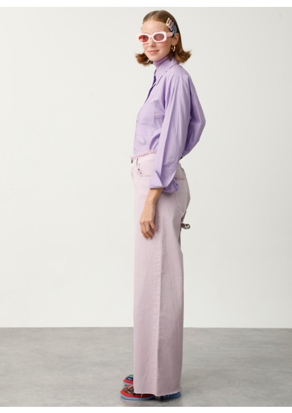 Denim Pantolon, 32, Lila fırsatları