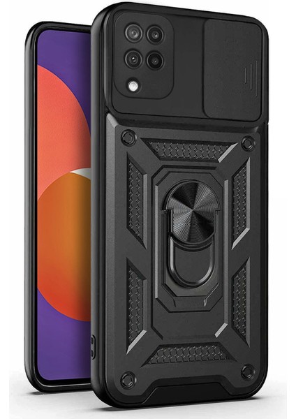 Samsung Galaxy M12 Kılıf Impact Resistant Siyah