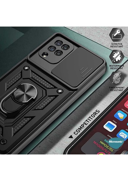 Samsung Galaxy M12 Kılıf Impact Resistant Siyah