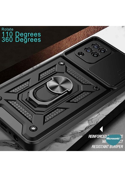 Samsung Galaxy M12 Kılıf Impact Resistant Siyah