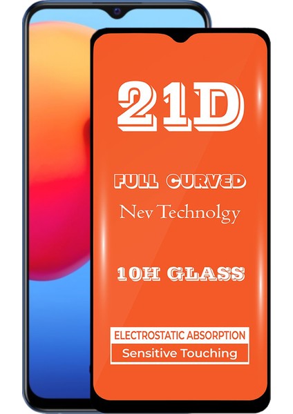 Vivo Y51 Tam Kaplayan 21D Temperli Ekran Koruyucu Cam