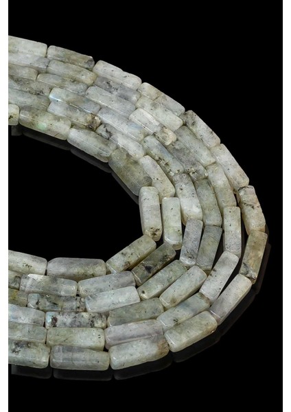13X4 mm Labradorit Taşı Dizi