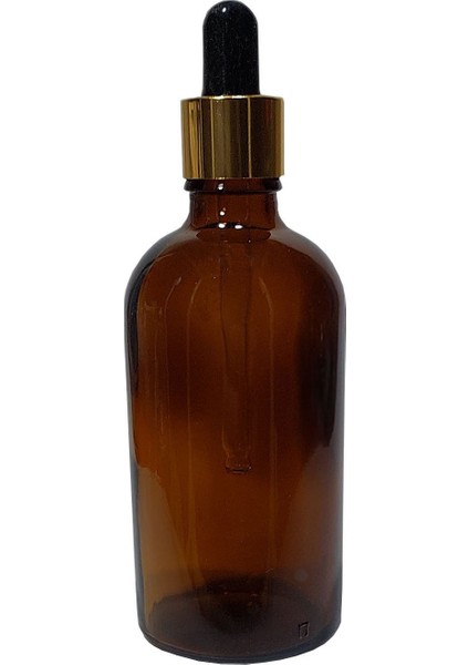 100 ml Altın Renk Damlalık Boş Cam Şişe