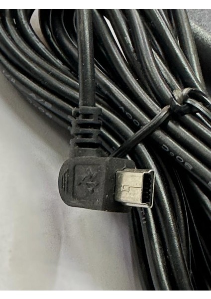 Araç Kamera Şaej Aleti 5 Pin Navigasyon Şarz Aleti 3 Metre Mini USB Araç Kamera Şarj Aleti 90 Derece 5 Pin Araş Şarj Aleti fırsatları