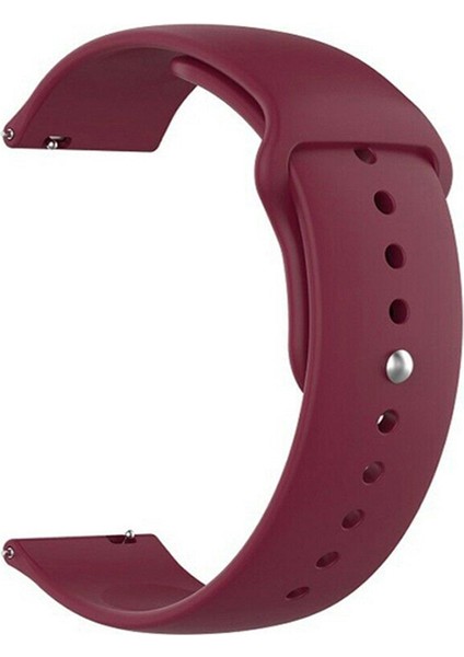 Tecno Watch 2 Kordon Mat Klasik Silikon Krd 11 Mürdüm