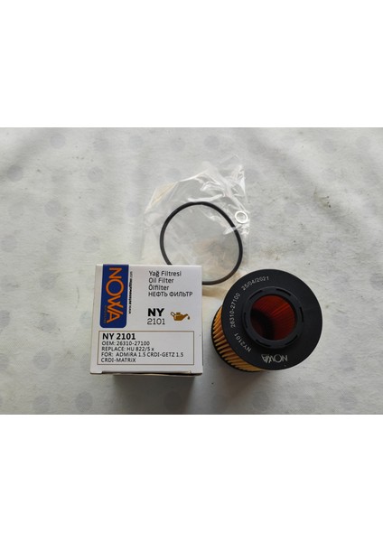 Hyundai Admira 1.5 Crdı-Getz 1.5 Crdı-Matrix Oem Yağ Filtre NY2101