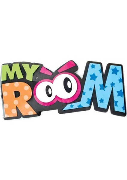 Eva Kapı Duvar Süsü My Room Yapışkanlı Kids Arts