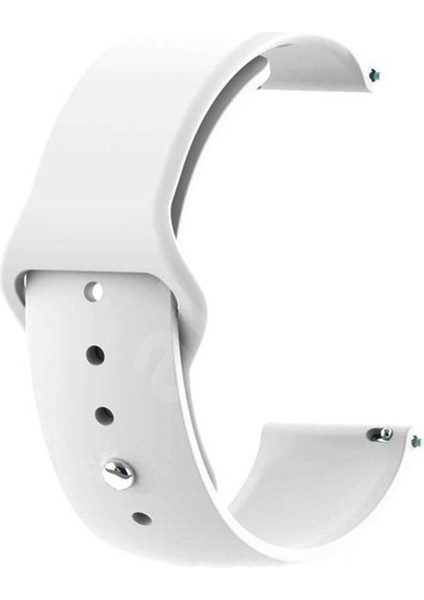 Tecno Watch 2 Kordon Mat Klasik Silikon Krd 11 Beyaz