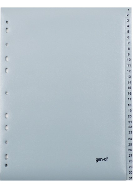 Ayraç Seperatör 1-31 Rakamlı (GEN-1300) indirimleri