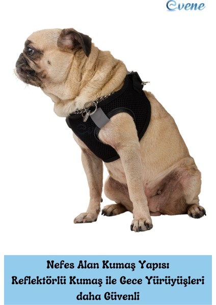 Köpek Tasması Göğüs Boyun Tasma Seti Sevk Kayışlı Terletmeyen Nefes Alan Reflektörlü Tasma fiyatları