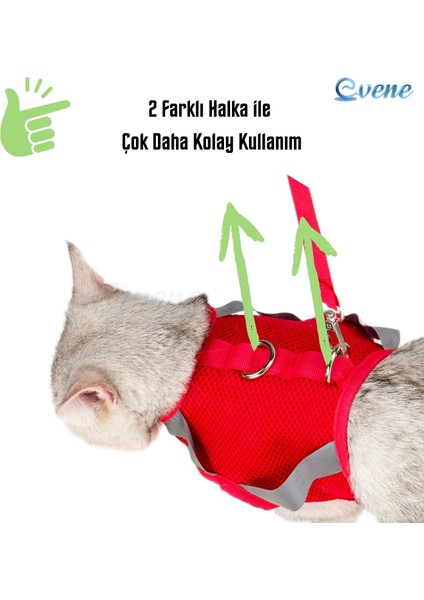 Kırmızı Köpek Tasması S Beden Sevk Kayışlı Terletmeyen Nefes Alan Reflektörlü Zonguldak fırsatları