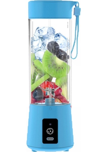 Kaliteli 400ML Şarjlı Taşınabilir Buz Kırabilir Smoothie Blender Meyve Sıkacağı