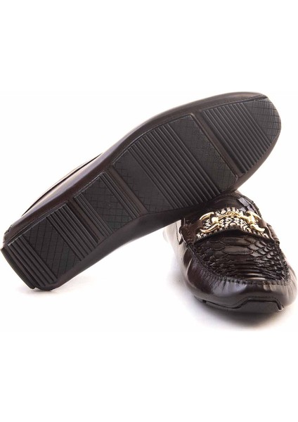 Deri Bağcıksız Erkek Günlük Ayakkabı 60811 indirimleri