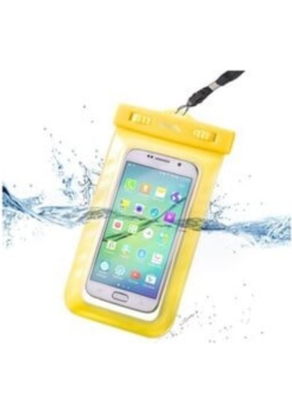 Su Geçirmez Kılıf Bütün Telefon Modelleri ile Uyumlu Askılı Waterproof Yeşil modelleri